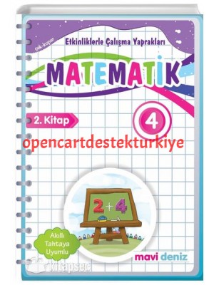 Mavi Deniz Yayınları 4. Sınıf Matematik 2.Kitap