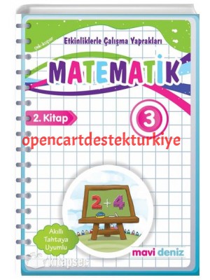 Mavi Deniz Yayınları 3. Sınıf Matematik 2.Kitap