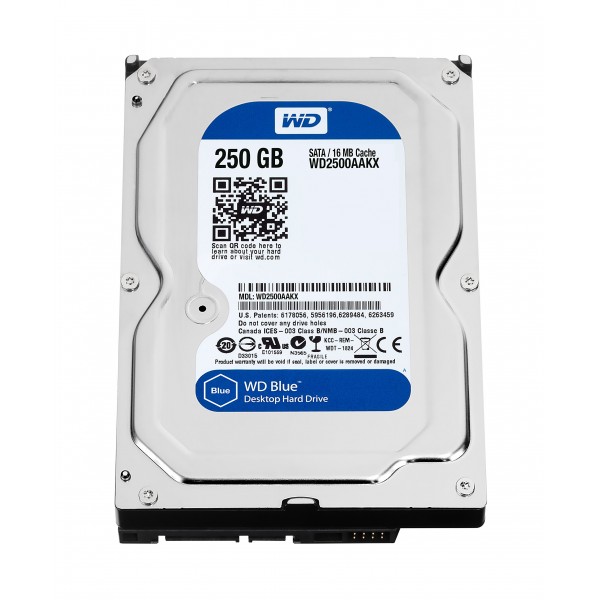 Western Digital WD2500AVVS 3.5" 250 GB 7200 RPM SATA HDD…