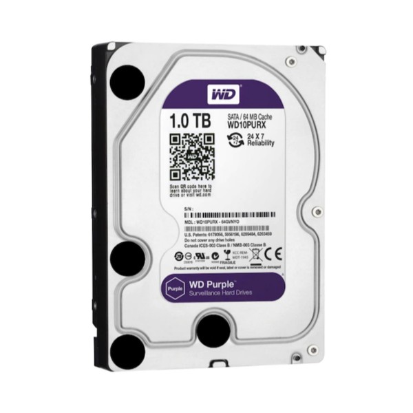 Western Digital 3.5" 1 TB Purple WD10PURX SATA 3.0 5400 RPM Hard …