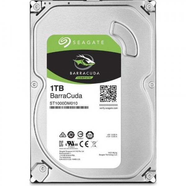 Seagate 3.5" 1 TB Barracuda ST1000DM010 SATA 3.0 7200 RPM Hard Di…