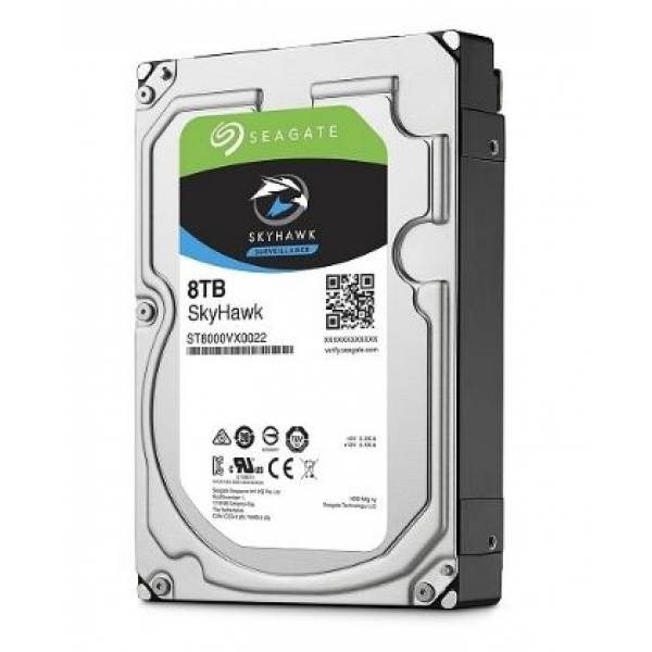 Seagate 3.5" 8 TB Skyhawk ST8000VX0022 SATA 3.0 7200 RPM Hard Dis…