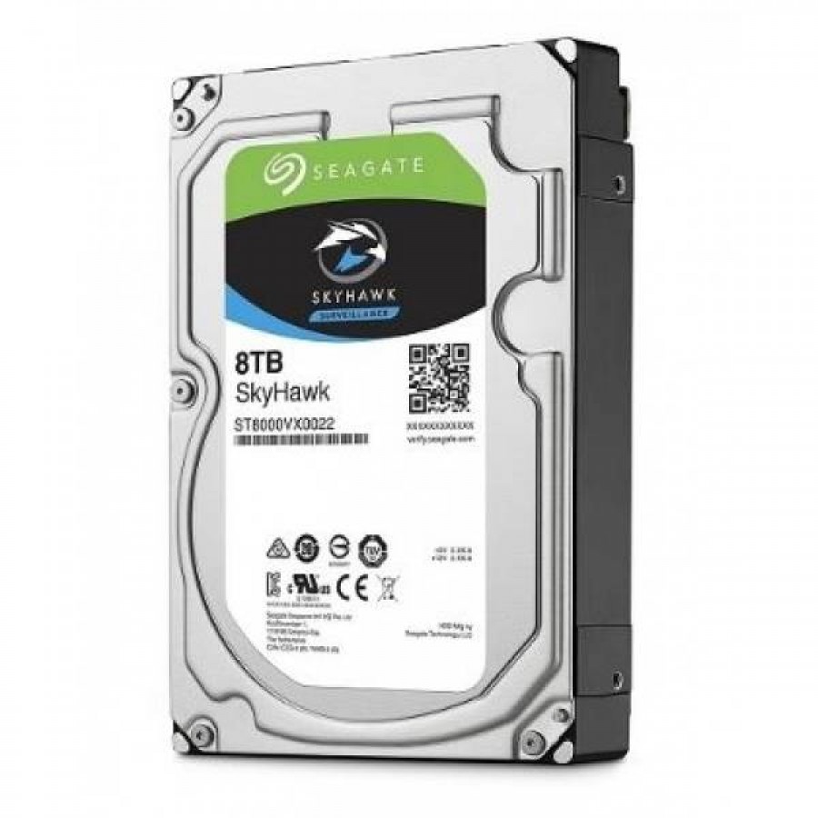 Seagate 3.5" 8 TB Skyhawk ST8000VX0022 SATA 3.0 7200 RPM Hard Disk