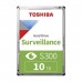 Toshiba 3.5" S300 10 TB HDWT31AUZSVA SATA 3.0 7200 RPM Hard Disk