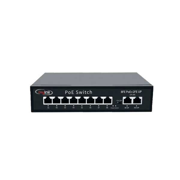 Dayline DL-3308P 10 Port 100M PoE Switch…