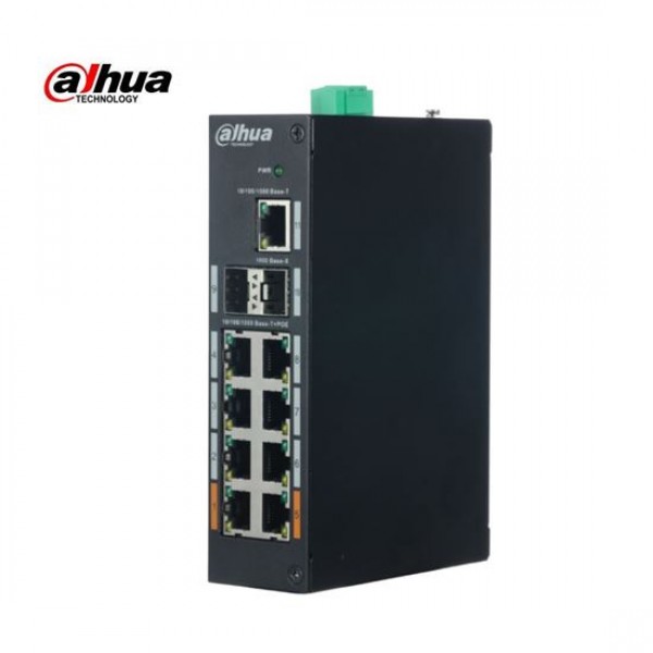 Dahua PFS3110-8ET-96-V2 8-Port PoE Switch (Yönetilmeyen)…