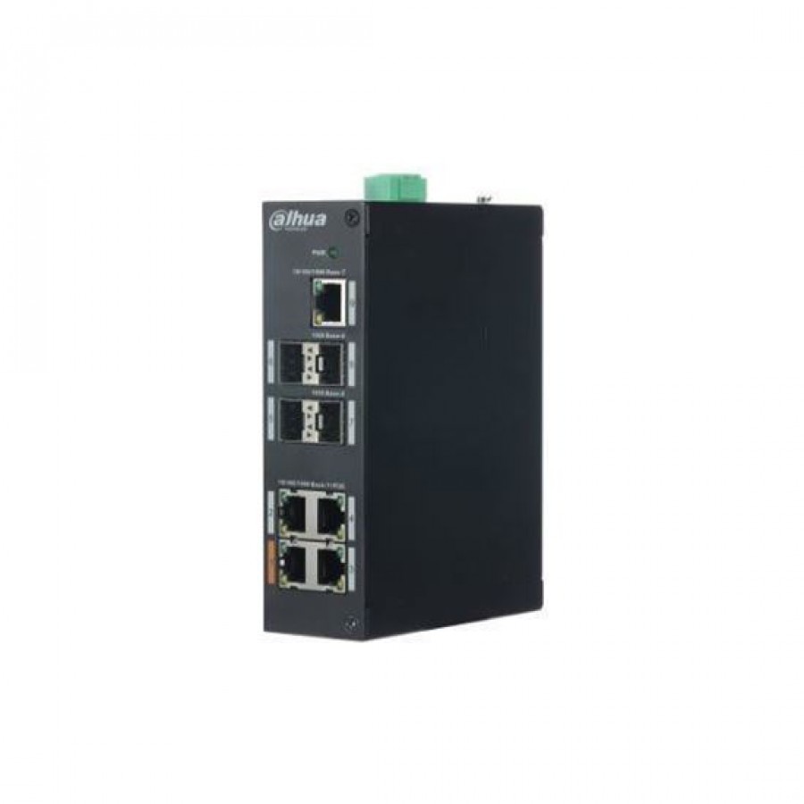 Dahua PFS4206-4P-120 4 Kanal Poe' li Network Switch