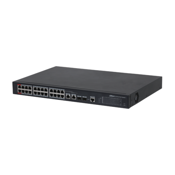 Dahua PFS4226-24ET-240-V3 24 Port Yönetilebilir PoE Switch ( 24FE PoE…