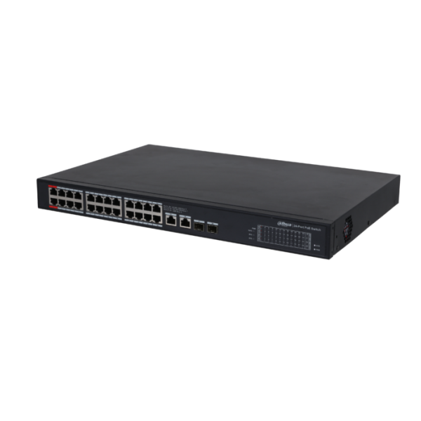 Dahua PFS3228-24GT-360 24 Port Akıllı PoE Switch (24GE PoE + 2GE Upl…