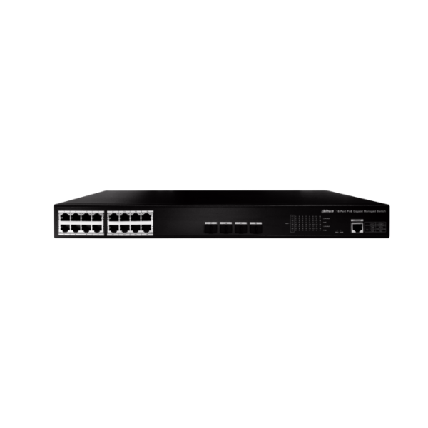 Dahua PFS4420-16GT-250 16 Kanal Yönetilebilir Gigabit PoE Switch ( 16…