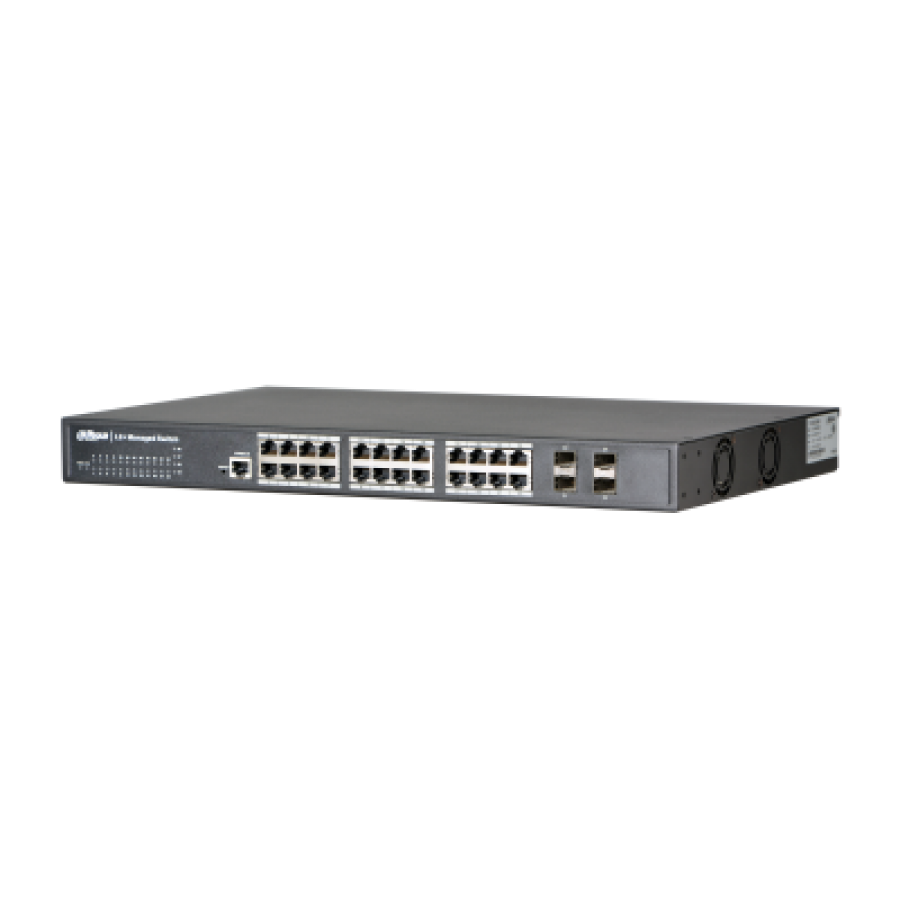 Dahua PFS5424-24T 20 Port L2+ Yönetilebilir Switch ( 20GE + 4GE Kombo SFP + 1 Konsol )