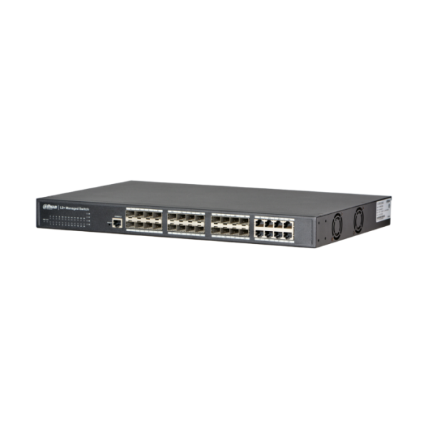 Dahua PFS5924-24X 16 Port L2+ Yönetilebilir Switch ( 16GE SFP + 8GE K…