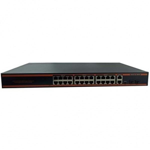 24 Port Poe 2 Port Uplink 2 Port Sfp 250M Gigabit Poe Switch…