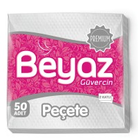 Beyaz Güvercin Kare Peçete 50 li