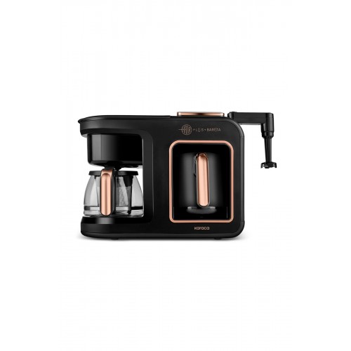 Karaca Hatır Plus Barista 6 in 1 Latte Cappucino ve Közde Türk Kahvesi Makinesi Black Copper Karaca Hatır Plus Barista 6 in 1 Latte Cappucino ve Közde Türk Kahvesi Makinesi Black Copper